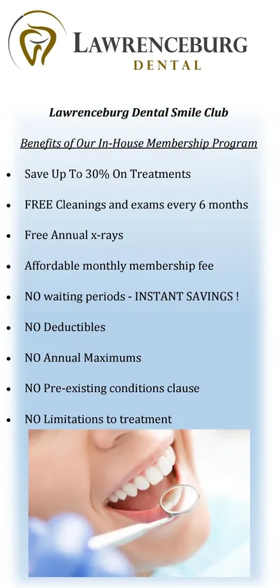 Lawrenceburg Dental Smile Club information